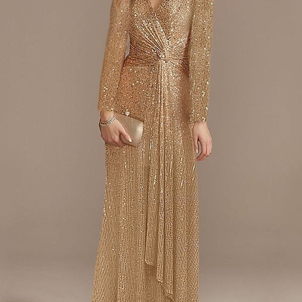 Mermaid Sequins Evening Gown