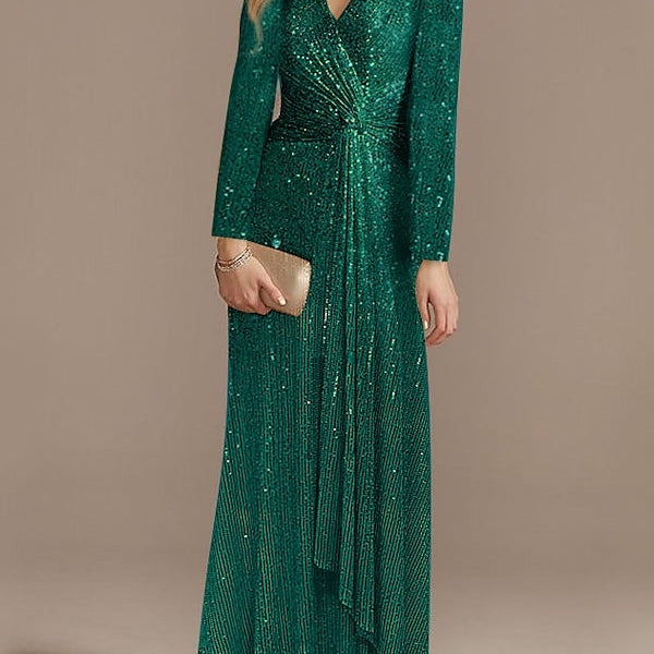 Mermaid Sequins Evening Gown