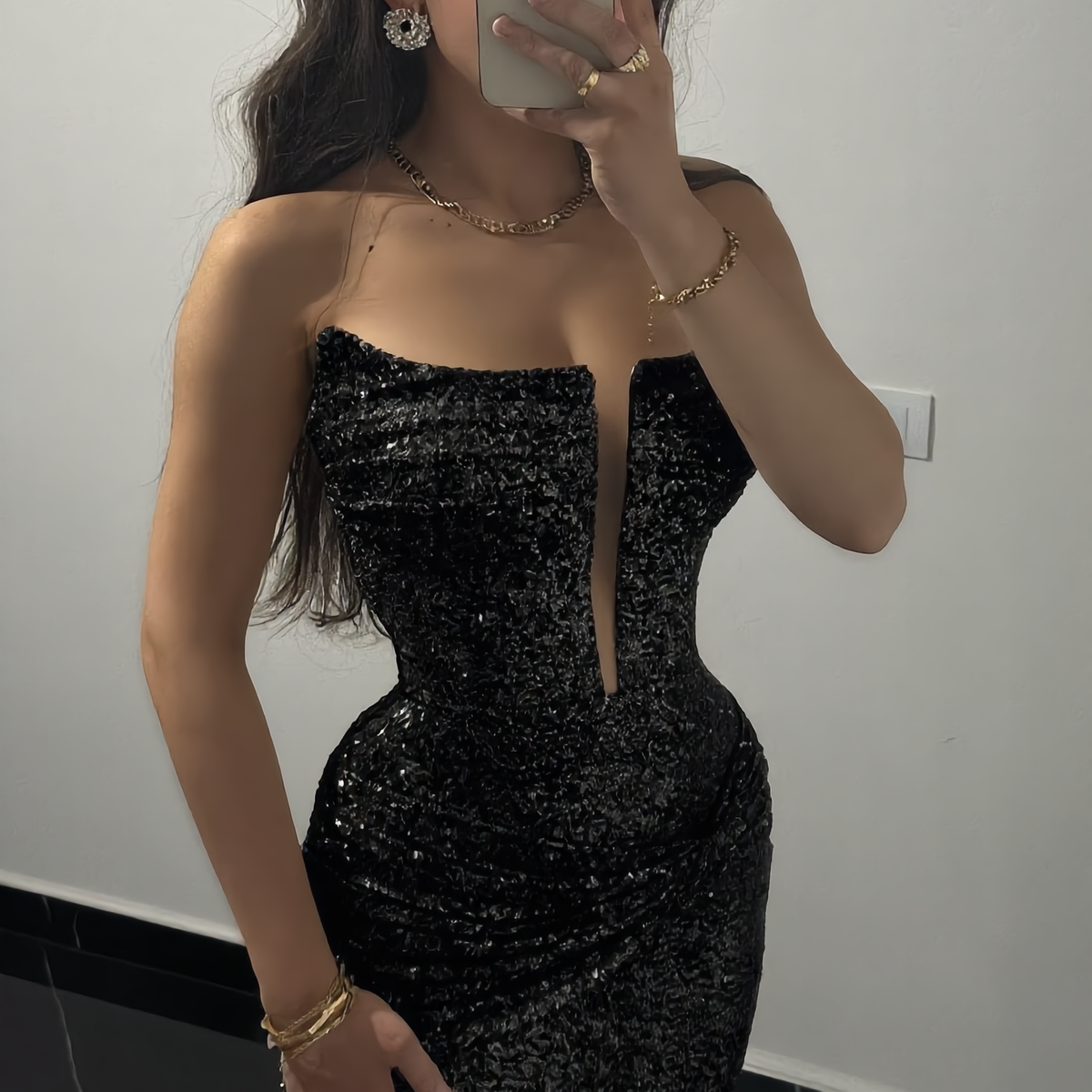 Mermaid Sequin Evening Gown — Considered