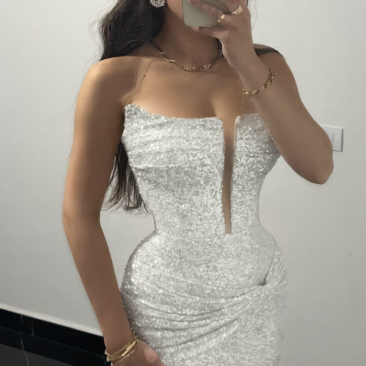 Mermaid Sequin Evening Gown — Considered