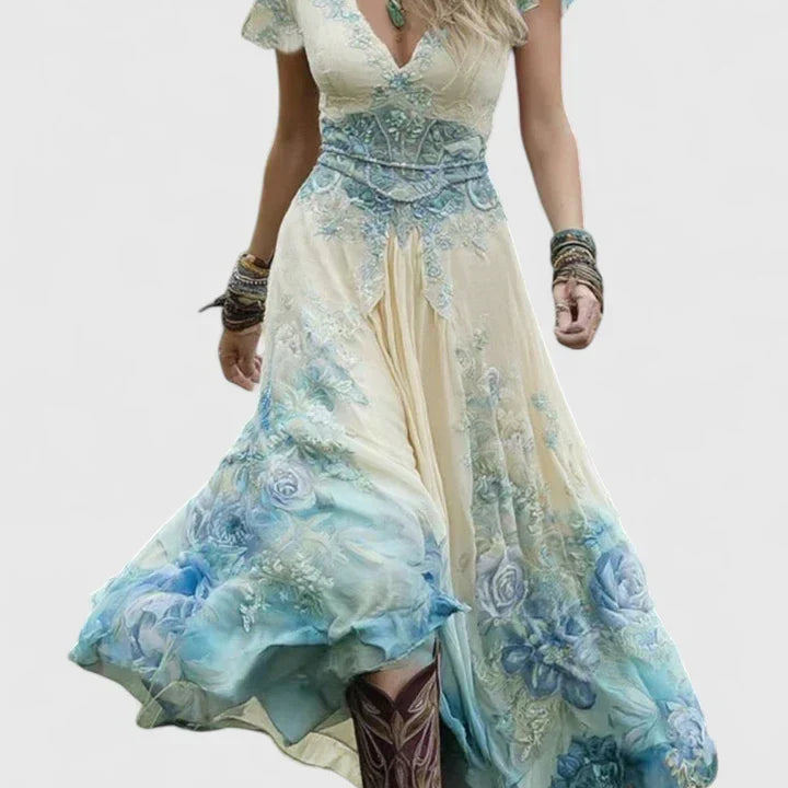 Floral Bohemian Maxi Dress