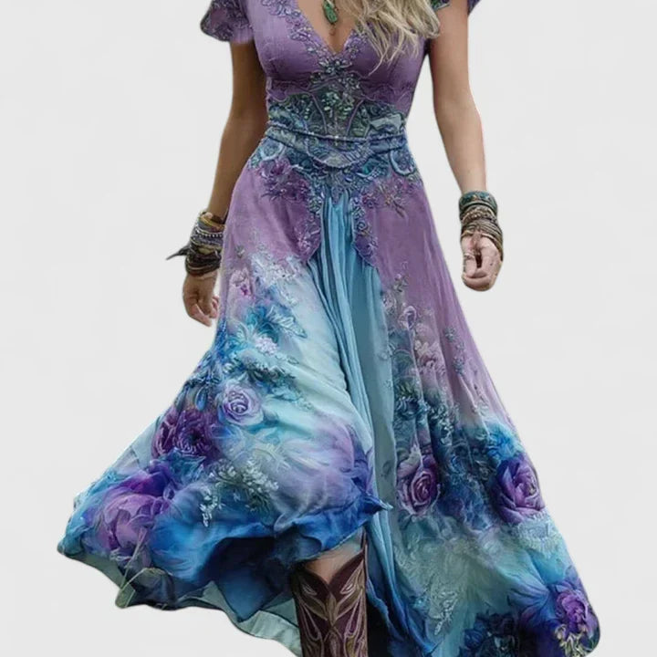 Floral Bohemian Maxi Dress