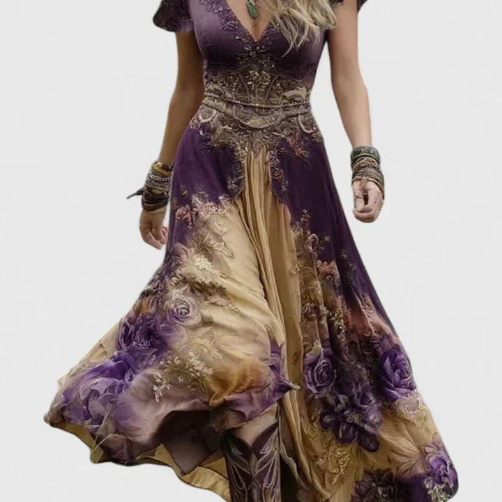 Floral Bohemian Maxi Dress