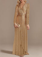 Mermaid Sequins Evening Gown