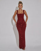 Sequin Sleeveless Maxi Dress