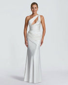 Cowl Neck Satin Maxi Dress