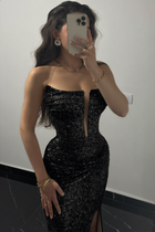 Mermaid Sequin Evening Gown — Considered