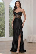 Mermaid Satin Prom Dress — Sweetheart