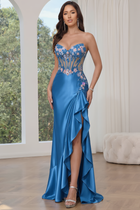 Mermaid Satin Prom Dress — Sweetheart