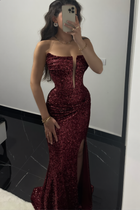 Mermaid Sequin Evening Gown — Considered