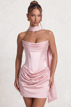 Sheath Satin Homecoming Dress