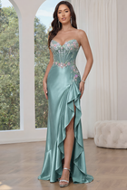 Mermaid Satin Prom Dress — Sweetheart