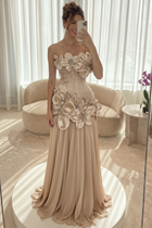 A-Line Chiffon Formal Gown