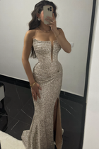 Mermaid Sequin Evening Gown — Considered