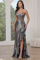 Mermaid Satin Prom Dress — Sweetheart