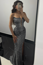 Mermaid Sequin Evening Gown — Considered