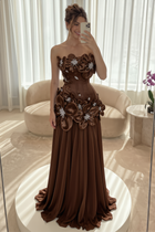 A-Line Chiffon Formal Gown