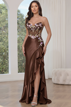 Mermaid Satin Prom Dress — Sweetheart