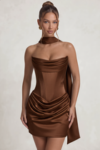 Sheath Satin Homecoming Dress