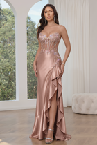 Mermaid Satin Prom Dress — Sweetheart