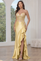 Mermaid Satin Prom Dress — Sweetheart