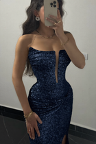 Mermaid Sequin Evening Gown — Considered