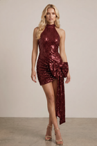 Mermaid Sequin Homecoming Dress