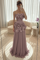 A-Line Chiffon Formal Gown