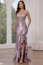 Mermaid Satin Prom Dress — Sweetheart