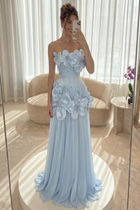 A-Line Chiffon Formal Gown
