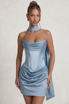 Sheath Satin Homecoming Dress
