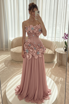 A-Line Chiffon Formal Gown