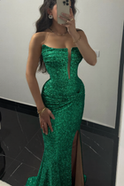 Mermaid Sequin Evening Gown — Considered