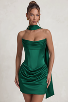 Sheath Satin Homecoming Dress