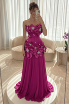 A-Line Chiffon Formal Gown