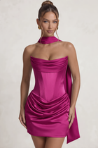 Sheath Satin Homecoming Dress