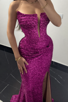 Mermaid Sequin Evening Gown — Considered