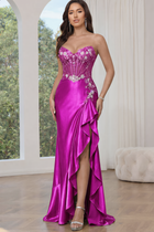 Mermaid Satin Prom Dress — Sweetheart