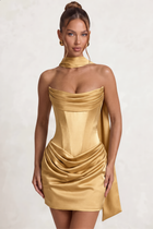 Sheath Satin Homecoming Dress