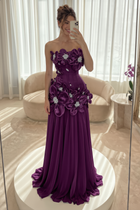 A-Line Chiffon Formal Gown