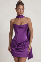 Sheath Satin Homecoming Dress