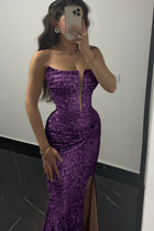 Mermaid Sequin Evening Gown — Considered
