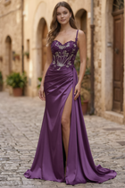 Mermaid Satin Prom Dress