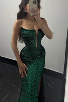 Mermaid Sequin Evening Gown — Considered