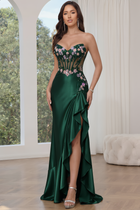 Mermaid Satin Prom Dress — Sweetheart
