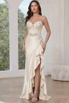 Mermaid Satin Prom Dress — Sweetheart