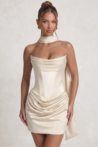 Sheath Satin Homecoming Dress