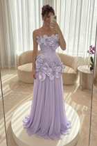 A-Line Chiffon Formal Gown