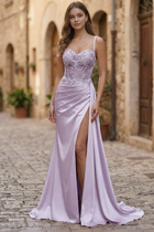 Mermaid Satin Prom Dress