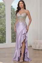 Mermaid Satin Prom Dress — Sweetheart